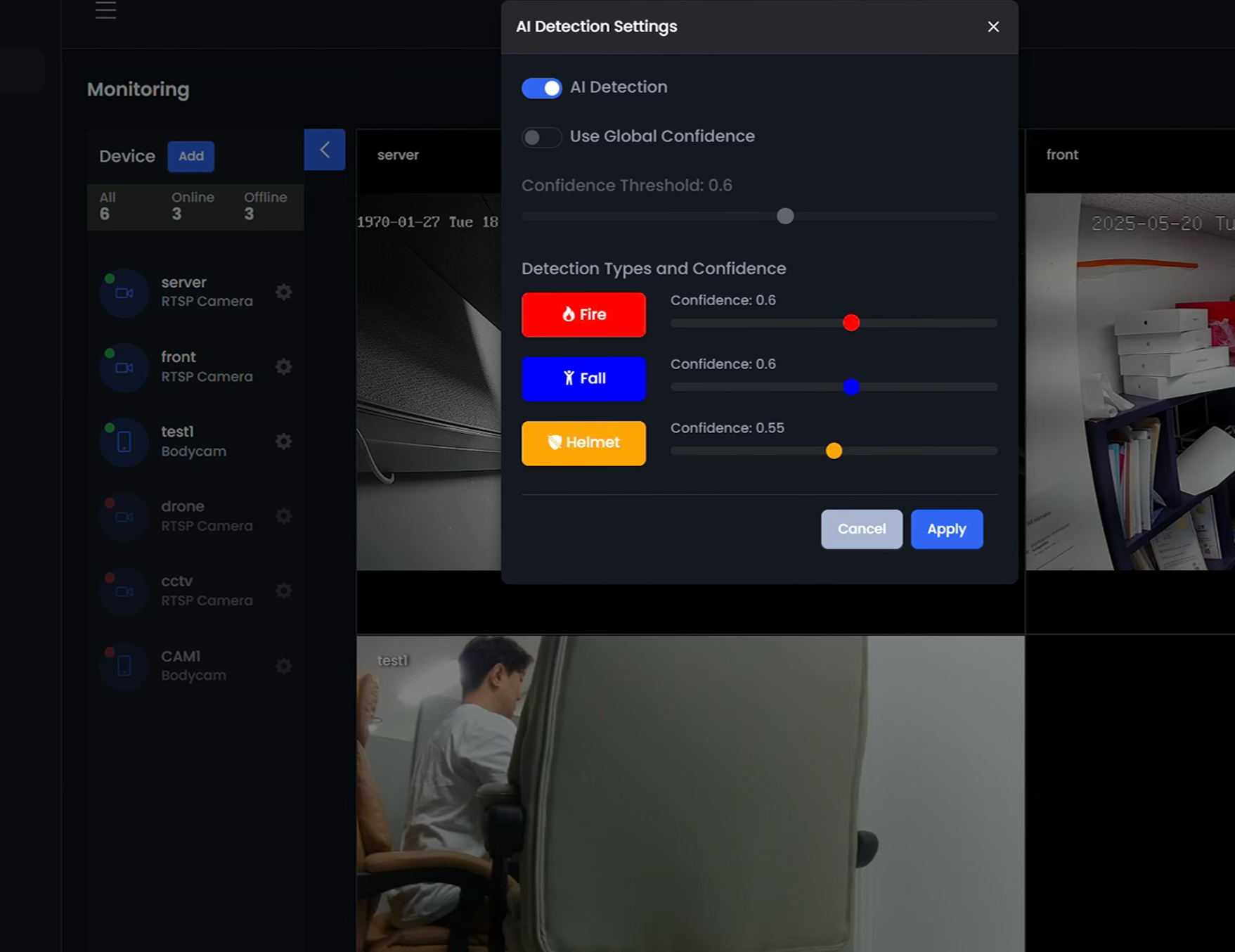 Real-time detection and automated alerts